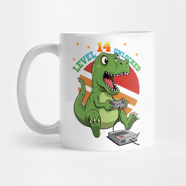 Level 14 Unlocked, Birthday T-Rex by Megadorim